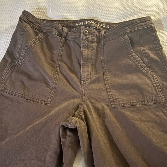 American Eagle Stretch High Waisted Utility Stovepipe Pant - Picture 3 of 6